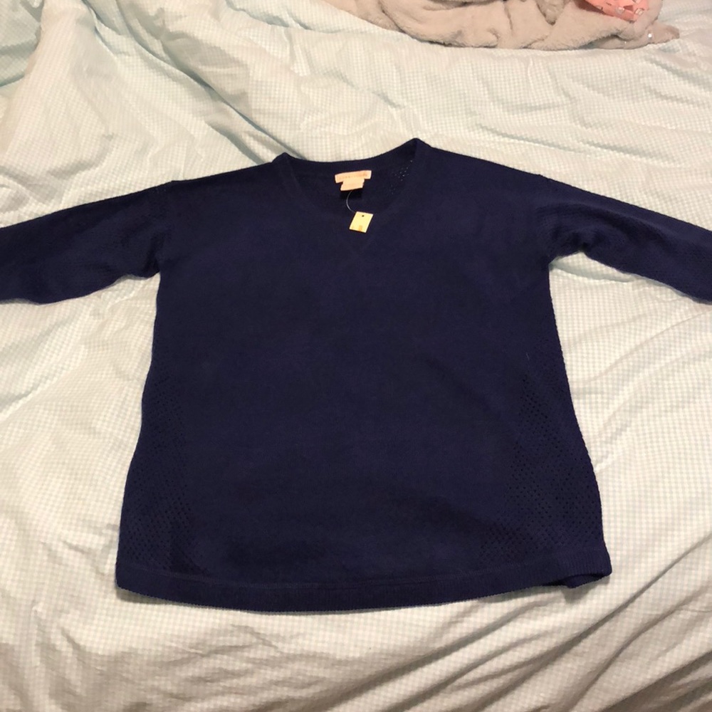 Sweet Romeo super soft navy blue sweater. NWT!